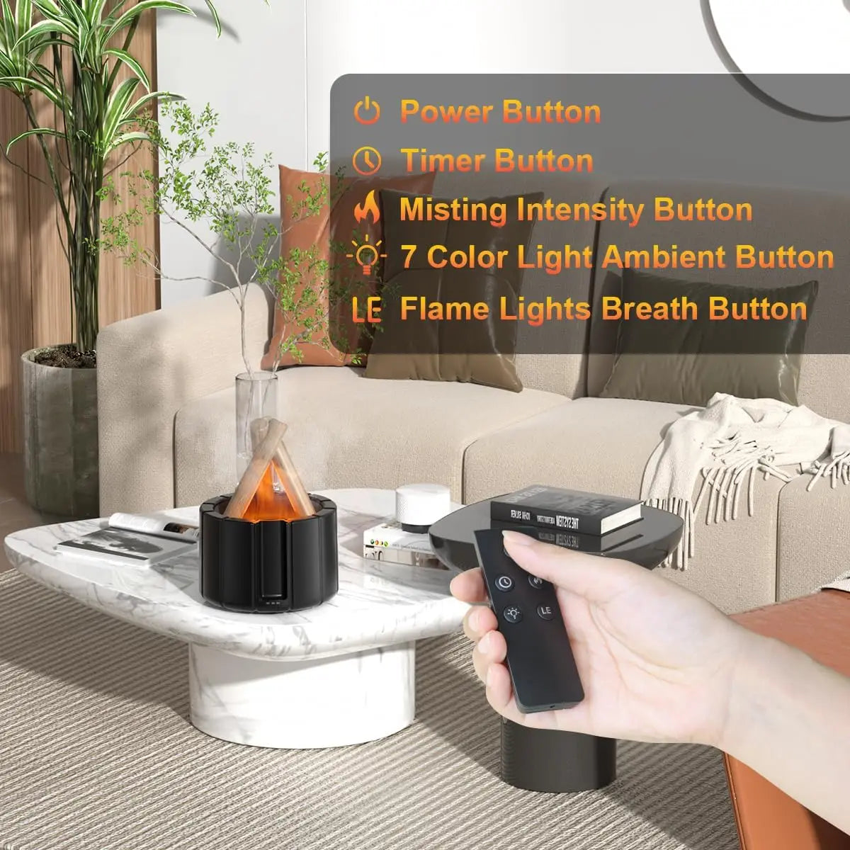 Campfire Aroma Diffuser – Hogar Saludable con Estilo
